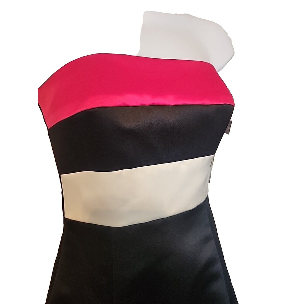 Women's Jessica McClintock Black Formal Dress Size 1 - Picture 2 of 8
